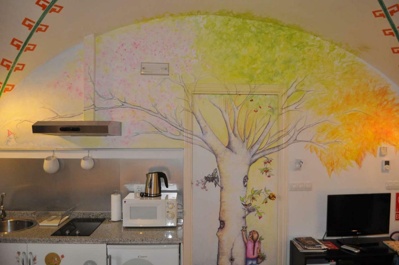 Apartamentos La Casa Pintada Caces Eksteriør bilde